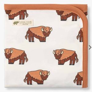 Monica and Andy Newborn Essentials Kit - blanket, onesie, bib, booties, hat